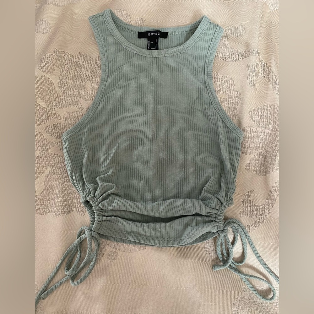 Cute Green Forever 21 Tank Top
